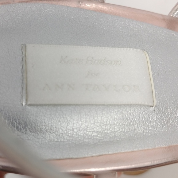 Kate Hudson For Ann Taylor Rose Gold Cork Heels - Picture 3 of 12